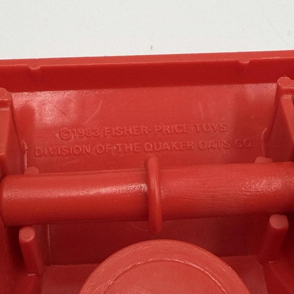 Fisher Price Adventure People Formula One Race Cars ‎ 3 Cars Red White Blue VTG